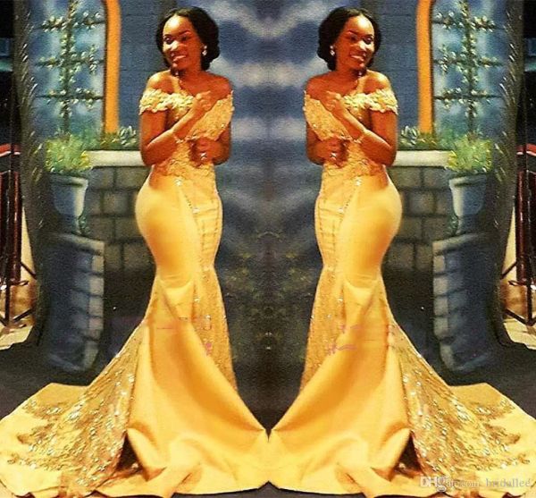 2022 yellow prom dresses off the shoulder satin beaded lace applique sequins custom made sweep train sleeveless graduation party ball gown e, Black
2022 yellow prom dresses off the shoulder satin beaded lace applique sequins custom made sweep train sleeveless graduation party ball gown e, Black