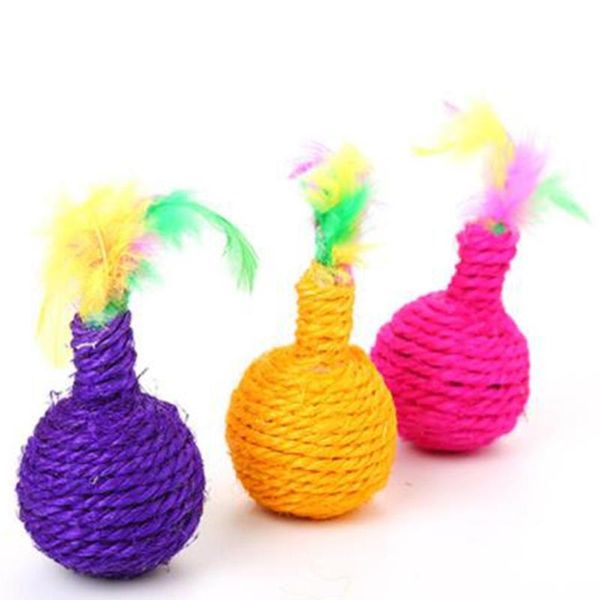 cat toys bright color supply pet kitten toy rolling sisal scratching solid interactive for cats
cat toys bright color supply pet kitten toy rolling sisal scratching solid interactive for cats