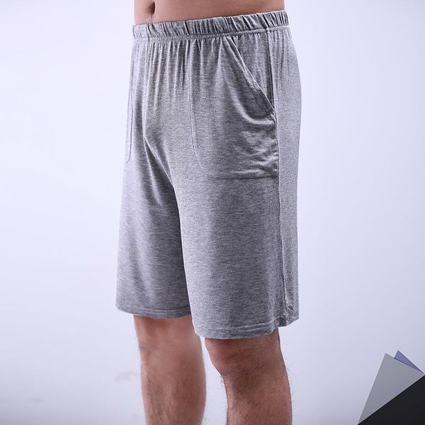 men's shorts oversized modal five point midpants home leisure elastic thin pants, White;black
men's shorts oversized modal five point midpants home leisure elastic thin pants, White;black