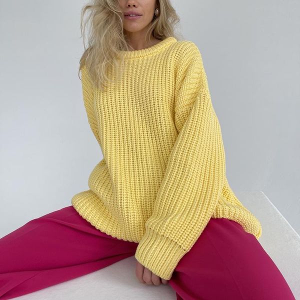 women's sweaters autumn winter thickening oversized pullovers sweater knitted o-neck casual long sleeve loose, White;black
women's sweaters autumn winter thickening oversized pullovers sweater knitted o-neck casual long sleeve loose, White;black