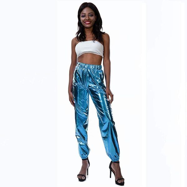 women's pants & capris kancoold women trend smooth metal solid daily casual loose wide leg high waist fashion 2021dec25, Black;white
women's pants & capris kancoold women trend smooth metal solid daily casual loose wide leg high waist fashion 2021dec25, Black;white