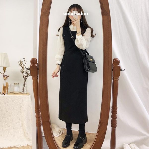 casual dresses s-xl spring femme boho ol sleeveless black women sundresses female dress o neck braces robe vestido, Black;gray
casual dresses s-xl spring femme boho ol sleeveless black women sundresses female dress o neck braces robe vestido, Black;gray