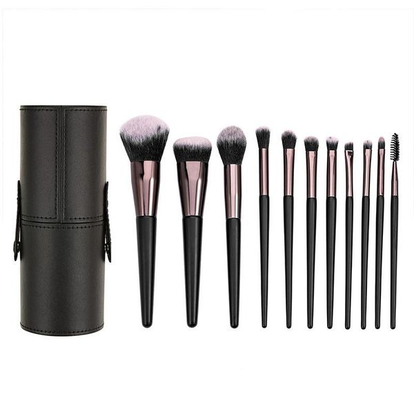 makeup brushes 11pc black brush set blush eyeshadow concealer lip cosmetics make up for beginner powder foundation beauty tools
makeup brushes 11pc black brush set blush eyeshadow concealer lip cosmetics make up for beginner powder foundation beauty tools