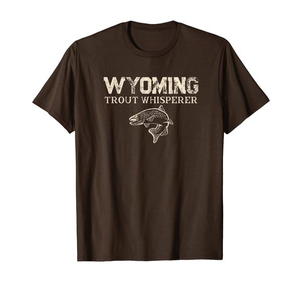 Wyoming Trout Whisperer Funny Angler Gear Fishing Creek Joke T-Shirt, Mainly pictures
Wyoming Trout Whisperer Funny Angler Gear Fishing Creek Joke T-Shirt, Mainly pictures
