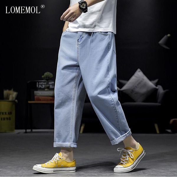 men's jeans lomemol men hip hop loose 2021 autumn streetwear straight baggy wide leg pants male brand light blue
men's jeans lomemol men hip hop loose 2021 autumn streetwear straight baggy wide leg pants male brand light blue