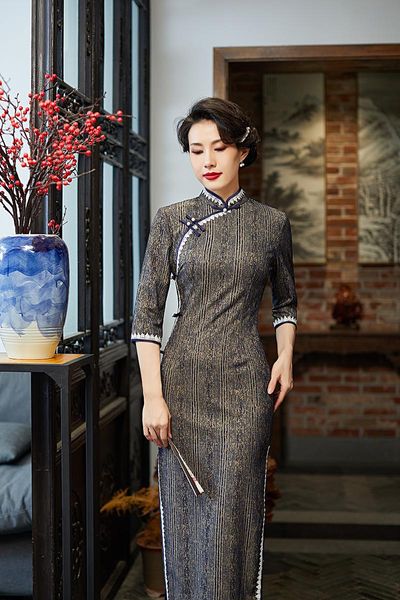 ethnic clothing lady jacquard chinese dress classical vintage button qipao slim three quarters sleeve mandarin collar cheongsam plus size 4x, Red
ethnic clothing lady jacquard chinese dress classical vintage button qipao slim three quarters sleeve mandarin collar cheongsam plus size 4x, Red