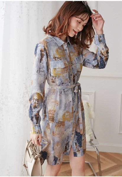 casual dresses misty rain dressed in silk printed spring long female sleeve broad womanly mulberry vv3b, Black;gray
casual dresses misty rain dressed in silk printed spring long female sleeve broad womanly mulberry vv3b, Black;gray