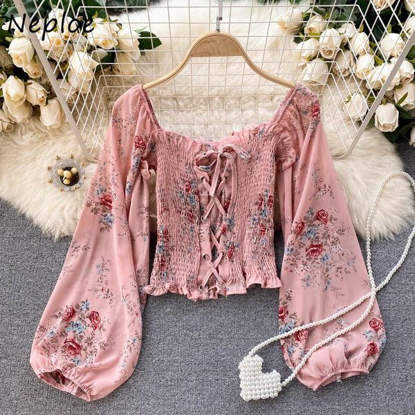 neploe square collar puff long sleeve blouse women vintage print spring 2021 chiffon shirt feminino multicolor blusas mujer women's blo, White
neploe square collar puff long sleeve blouse women vintage print spring 2021 chiffon shirt feminino multicolor blusas mujer women's blo, White