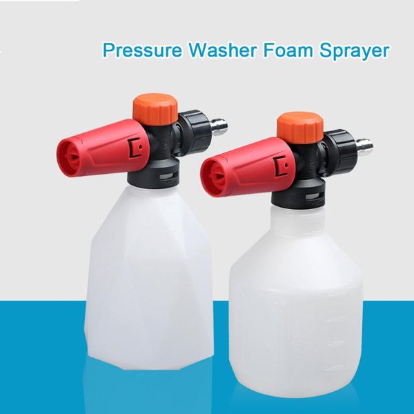 watering equipments pressure washer foam sprayer snow lance adjustable car bottle dispenser 1/4'' quick connector 500ml 
watering equipments pressure washer foam sprayer snow lance adjustable car bottle dispenser 1/4'' quick connector 500ml