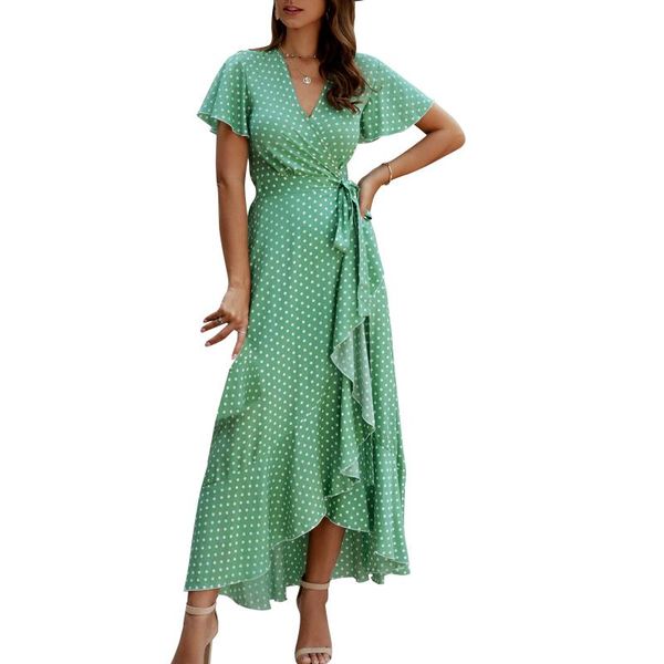 women's swimwear women short sleeve dress with ruffle decoration irregular hem beach style summer clothing vestido sundress, White;black
women's swimwear women short sleeve dress with ruffle decoration irregular hem beach style summer clothing vestido sundress, White;black