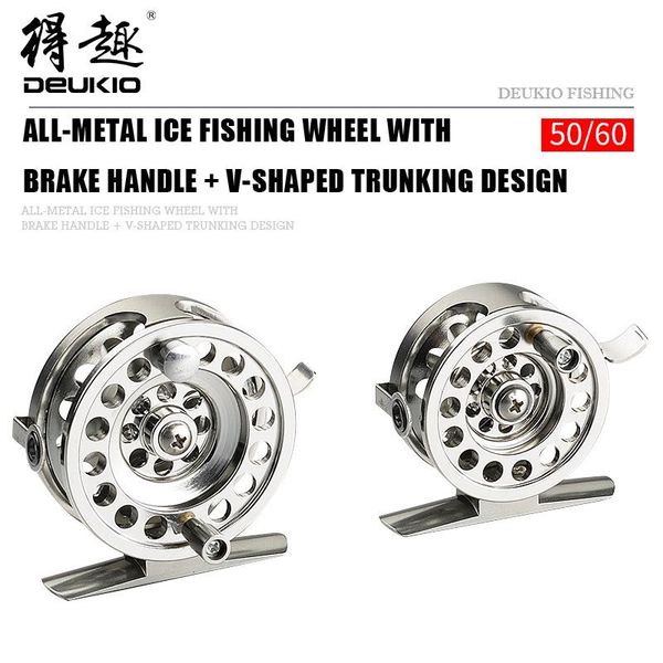 est ice fishing reel ultralight weight metal brake handle v-shaped winding groove design portable wheel baitcasting reels
est ice fishing reel ultralight weight metal brake handle v-shaped winding groove design portable wheel baitcasting reels