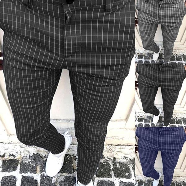 men's pants spring fashion plaid printed pencil for mens vintage mid waist button trouser male autumn casual long pant streetwear, Black
men's pants spring fashion plaid printed pencil for mens vintage mid waist button trouser male autumn casual long pant streetwear, Black