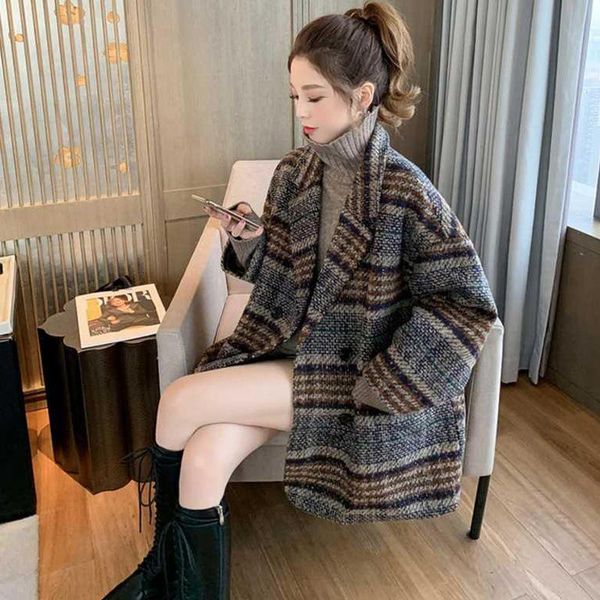 women's wool & blends 2021 gbpf fall clothes for women korean coat winter coats cashmere, Black
women's wool & blends 2021 gbpf fall clothes for women korean coat winter coats cashmere, Black