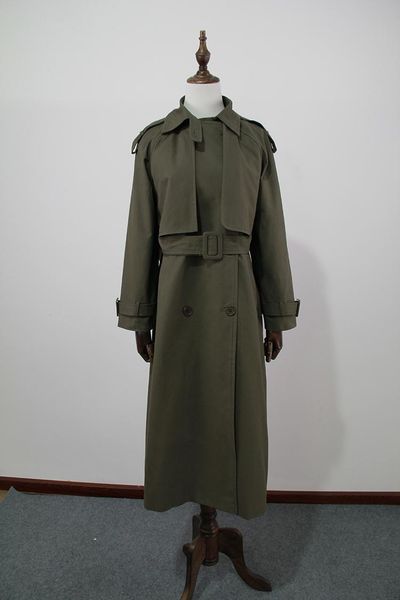 women's trench coats fashion 2021 fall autumn casual double breasted turn down collar classic long coat with belt chic female windbreak, Tan;black
women's trench coats fashion 2021 fall autumn casual double breasted turn down collar classic long coat with belt chic female windbreak, Tan;black