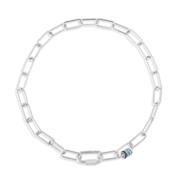 chains real 925 sterling silver chain necklace with navy blue and lagoon sliding hoops for women fine brand jewelry
chains real 925 sterling silver chain necklace with navy blue and lagoon sliding hoops for women fine brand jewelry