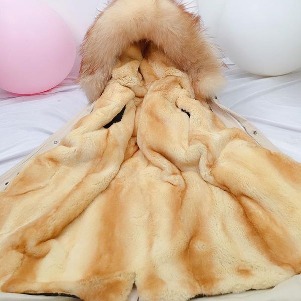 women's fur & faux oftbuy 2021 winter jacket women real parka natural rex liner coat thick warm raccoon collar hood outwear, Black
women's fur & faux oftbuy 2021 winter jacket women real parka natural rex liner coat thick warm raccoon collar hood outwear, Black