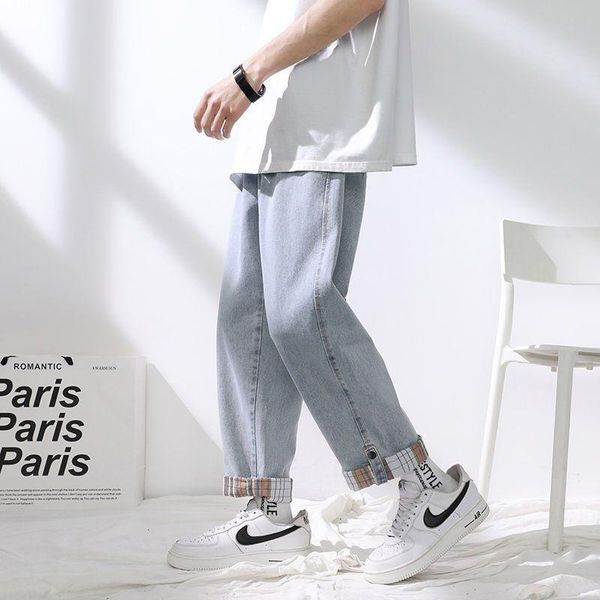 men's jeans straight for men 2021 spring autumn loose trousers trend casual wide-leg all-match full-length pants classic simplicity, Blue
men's jeans straight for men 2021 spring autumn loose trousers trend casual wide-leg all-match full-length pants classic simplicity, Blue