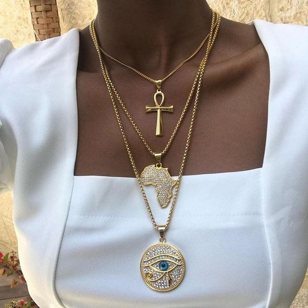 multilayer bohemia eyes full rhinestone clavicle chain pendant necklaces fashion women summer jewelry accessories, Silver
multilayer bohemia eyes full rhinestone clavicle chain pendant necklaces fashion women summer jewelry accessories, Silver