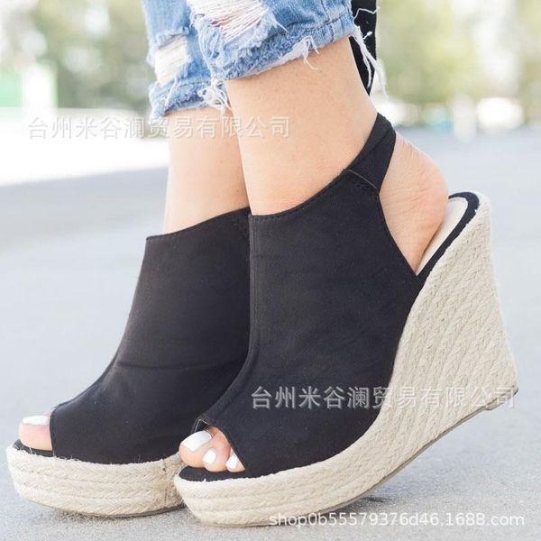 fashion peep toe ankle strap gladiator wedges sandals super high platform ladies back lace-up summer women shoes, Black
fashion peep toe ankle strap gladiator wedges sandals super high platform ladies back lace-up summer women shoes, Black