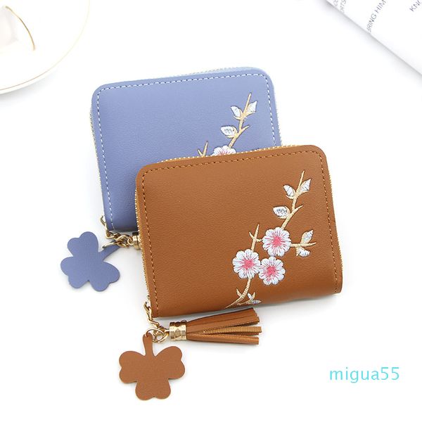 woman small embroidery plum leather purse women ladies card bag for women clutch womens female purses money clip wallet, Red;black
woman small embroidery plum leather purse women ladies card bag for women clutch womens female purses money clip wallet, Red;black