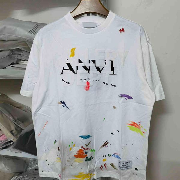 21ss Spring Summer Paris Splash Ink Hand Painted Golden Print Collaborate Tee Skateboard Mens t shirt Women Street Casual Tshirt, White;black
21ss Spring Summer Paris Splash Ink Hand Painted Golden Print Collaborate Tee Skateboard Mens t shirt Women Street Casual Tshirt, White;black
