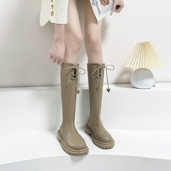 boots fashion long-tube 2022 autumn and winter thick-soled thin elastic high-tube, Black
boots fashion long-tube 2022 autumn and winter thick-soled thin elastic high-tube, Black