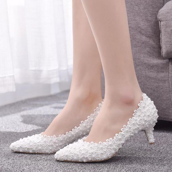 dress shoes lace flowers women wedding bride white high heels ankle strap 5cm big size 34 43, Black
dress shoes lace flowers women wedding bride white high heels ankle strap 5cm big size 34 43, Black
