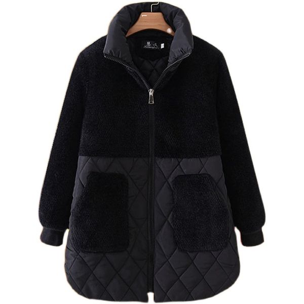 women's fur & faux winter coat women mink splice thick padded jacket plus size down cotton parka wadded fashion oversize black fem
women's fur & faux winter coat women mink splice thick padded jacket plus size down cotton parka wadded fashion oversize black fem