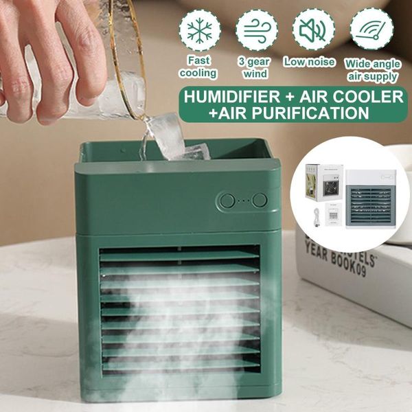electric fans 3 gear mini water cooling fan +spray humidification+air purifier table portable air cooler conditioner for office bedroom
electric fans 3 gear mini water cooling fan +spray humidification+air purifier table portable air cooler conditioner for office bedroom