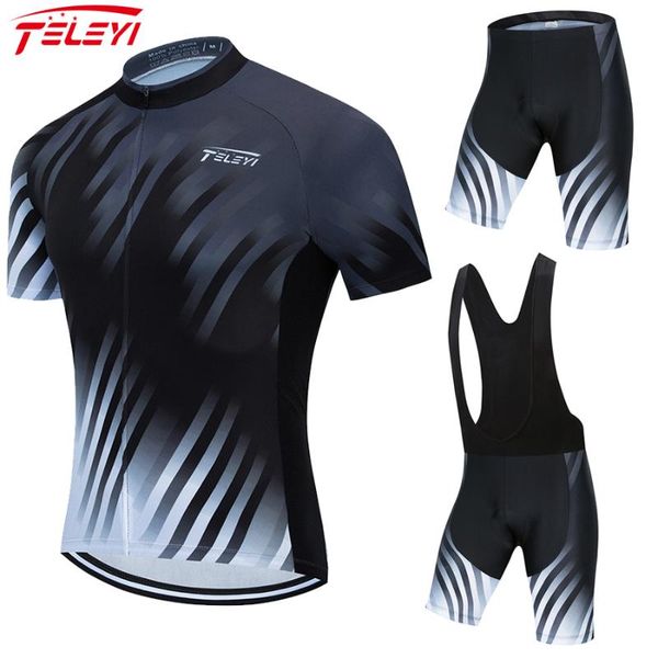 racing sets 2021 teleyi pro team cycling jersey set summer mountain bicycle clotihng men bike clothing, Black;blue
racing sets 2021 teleyi pro team cycling jersey set summer mountain bicycle clotihng men bike clothing, Black;blue