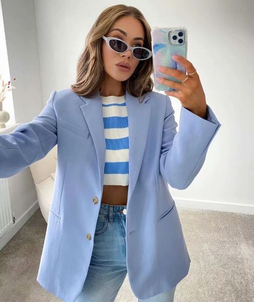 women's suits & blazers spring autumn casual loose blazer full sleeve female suit jacket elegant office women, White;black
women's suits & blazers spring autumn casual loose blazer full sleeve female suit jacket elegant office women, White;black