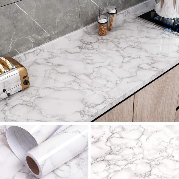 wallpapers 40/60/80cm width marble wallpaper pvc self adhesive roll kitchen waterproof oil-proof wall stickers easy to remove upgrade
wallpapers 40/60/80cm width marble wallpaper pvc self adhesive roll kitchen waterproof oil-proof wall stickers easy to remove upgrade