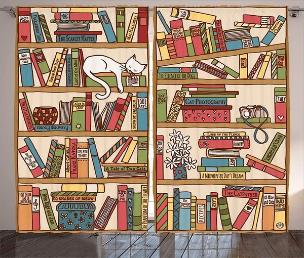 curtain & drapes cat curtains nerd book lover kitty sleeping over bookshelf library academics feline boho living room bedroom window
curtain & drapes cat curtains nerd book lover kitty sleeping over bookshelf library academics feline boho living room bedroom window