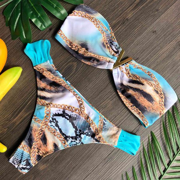women's swimwear two piece floral print swimsuit bathing suit monkini metal letter beachwear bikinis 2021 mujer yjky, White;black
women's swimwear two piece floral print swimsuit bathing suit monkini metal letter beachwear bikinis 2021 mujer yjky, White;black