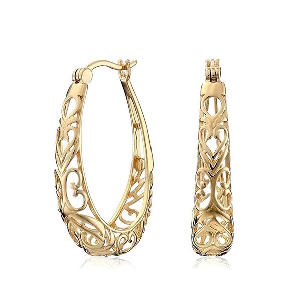 hoop & huggie fashion gold color earrings aesthetic pattern heart-shaped hollow flower for women engagement party accessories, Golden;silver
hoop & huggie fashion gold color earrings aesthetic pattern heart-shaped hollow flower for women engagement party accessories, Golden;silver