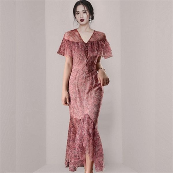 elegant v-neck short sleeve women dresses vintage slim waist ruffles female dress ruched spring summer vestidos 210603, Black;gray
elegant v-neck short sleeve women dresses vintage slim waist ruffles female dress ruched spring summer vestidos 210603, Black;gray