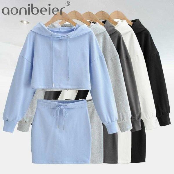 casual sweatshirt women's korean cropped hoodie oversized two piece set women high waisted drawstring mini skirt 210604, Black
casual sweatshirt women's korean cropped hoodie oversized two piece set women high waisted drawstring mini skirt 210604, Black