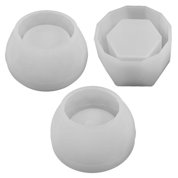 craft tools 3 pcs/set crystal epoxy resin mold round bowl hexagon cup dishes silicone mould
craft tools 3 pcs/set crystal epoxy resin mold round bowl hexagon cup dishes silicone mould