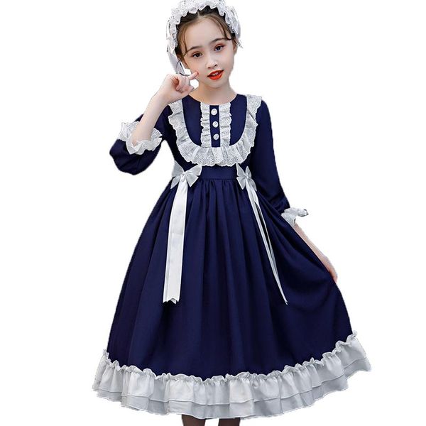 girl's dresses lolita dress for kids vintage loli girls flare sleeve with bow cute satin children clothing 4-12 years soft lace-up, Red;yellow
girl's dresses lolita dress for kids vintage loli girls flare sleeve with bow cute satin children clothing 4-12 years soft lace-up, Red;yellow