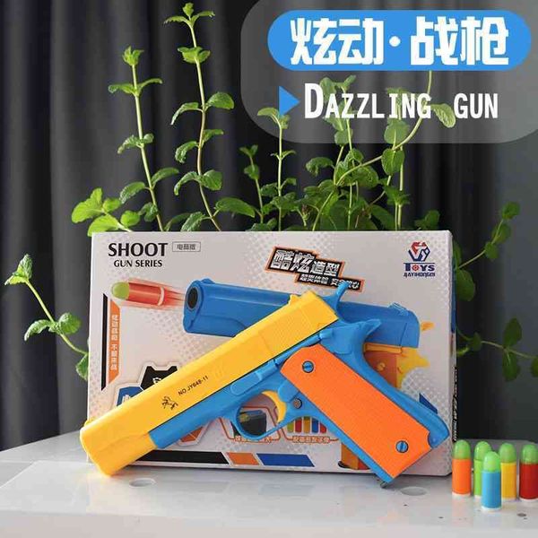 children's soft gun colt toy pistol desert eagle magazine can launch bullet training gift
children's soft gun colt toy pistol desert eagle magazine can launch bullet training gift