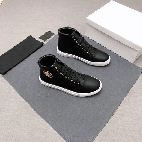 mens classic high casual shoes fashion genuine leather ankle boots men brand designer trainers outdoor sports sneakers size 38-45, Black
mens classic high casual shoes fashion genuine leather ankle boots men brand designer trainers outdoor sports sneakers size 38-45, Black
