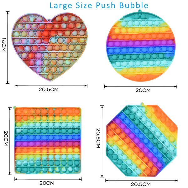 us stock reliver stress toys rainbow push it bubble antistress fidget toys children sensory to relieve autism gift
us stock reliver stress toys rainbow push it bubble antistress fidget toys children sensory to relieve autism gift