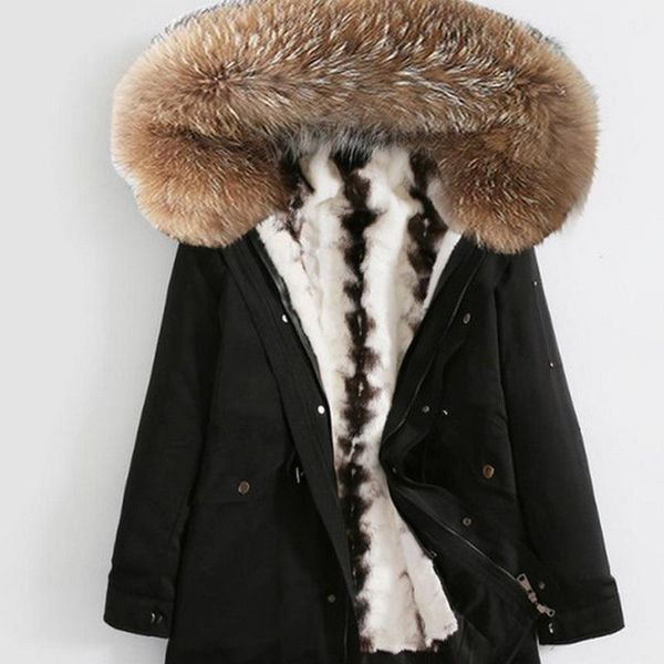 men's leather & faux natural mink coat winter thick warm casual jacket men real raccoon fur collar hooded parka plus size 4xl zl371, Black
men's leather & faux natural mink coat winter thick warm casual jacket men real raccoon fur collar hooded parka plus size 4xl zl371, Black
