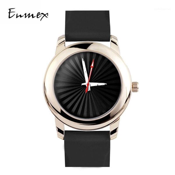 wristwatches 2021 enmex creative gloden wristwatch luminous hands solar stripe genuine silica gel strap fashion stylish clock quartz watch, Slivery;brown
wristwatches 2021 enmex creative gloden wristwatch luminous hands solar stripe genuine silica gel strap fashion stylish clock quartz watch, Slivery;brown