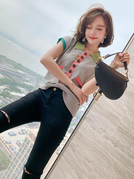 women's tracksuits trendy contrasting collar sweater + zipper pants slim jeans suit fashion summer style, Gray
women's tracksuits trendy contrasting collar sweater + zipper pants slim jeans suit fashion summer style, Gray