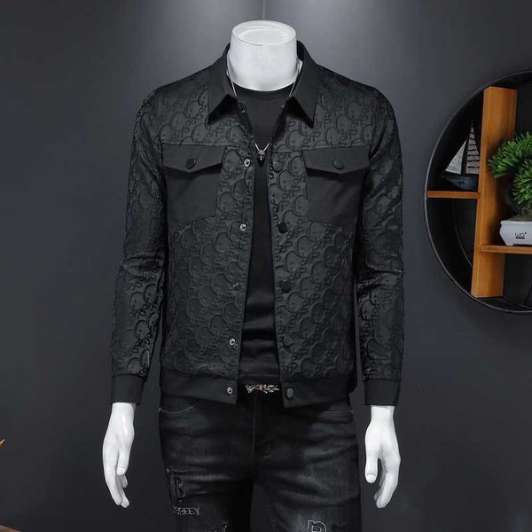 men's jackets arrival seiko embroidery men jacket pocket decoration mens turn-dowm casual for xfga, Black;brown
men's jackets arrival seiko embroidery men jacket pocket decoration mens turn-dowm casual for xfga, Black;brown