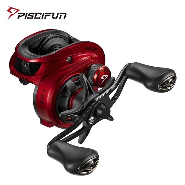piscifun spark baitcasting fishing reel 8.1:1/6.6:1 gear ratio 7.5kg max drag magnetic brake system super compact casting reel 220215
piscifun spark baitcasting fishing reel 8.1:1/6.6:1 gear ratio 7.5kg max drag magnetic brake system super compact casting reel 220215