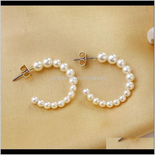& hie drop delivery 2021 fashion korean pearl small circle round earrings for women girl elegant japan loop hoop earring party jewelry hancw, Golden;silver
& hie drop delivery 2021 fashion korean pearl small circle round earrings for women girl elegant japan loop hoop earring party jewelry hancw, Golden;silver