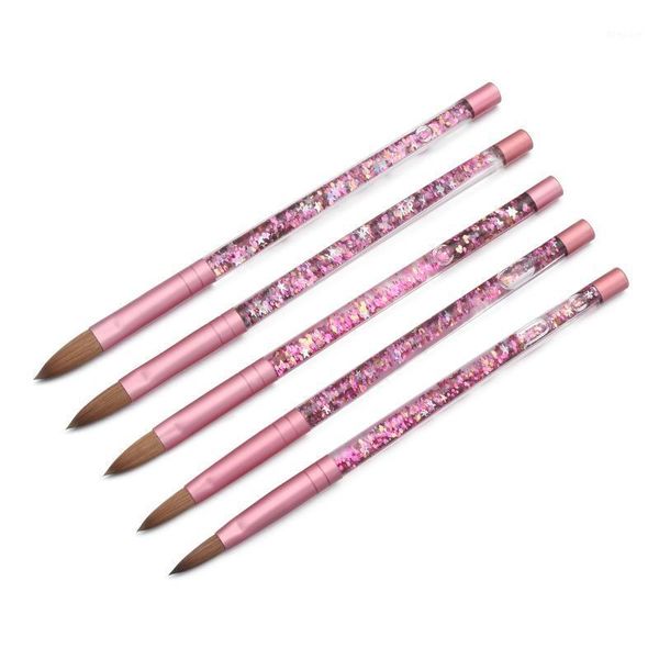 acrylic nail brush pure kolinsky hair for powder round shaped with pink liquid sparkling glitter hand brushes1, Yellow
acrylic nail brush pure kolinsky hair for powder round shaped with pink liquid sparkling glitter hand brushes1, Yellow