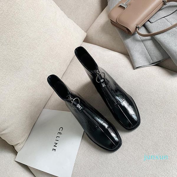 wholesale- boots fashion skinny children front zipper with heel square head female 2021 autumn wild short, Black
wholesale- boots fashion skinny children front zipper with heel square head female 2021 autumn wild short, Black